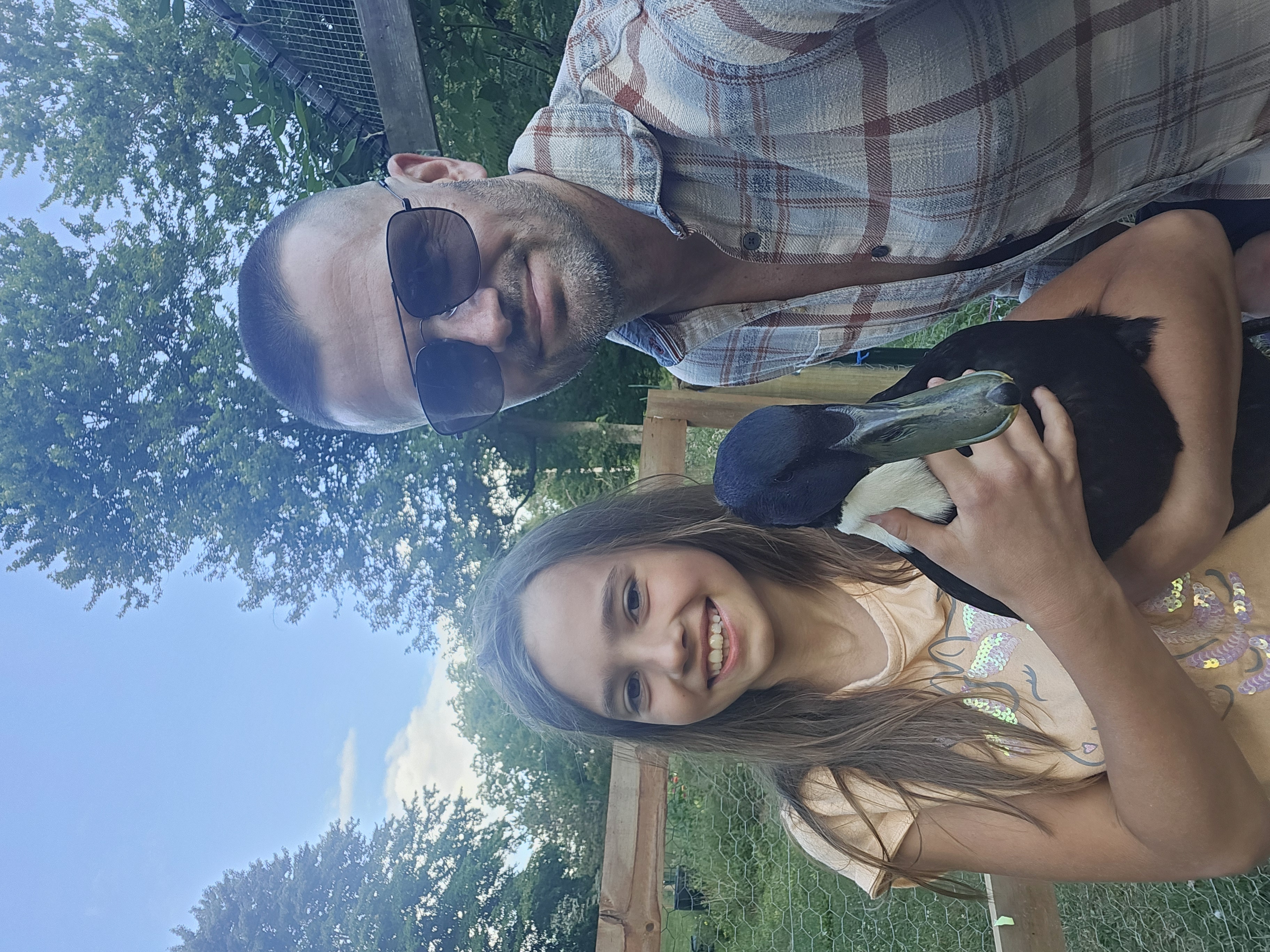 David with his daughter